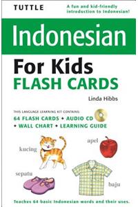 Tuttle Indonesian for Kids Flash Cards Kit