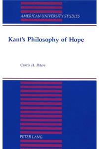 Kant's Philosophy of Hope