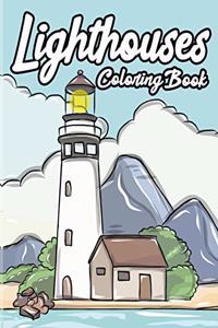 Lighthouses Coloring Book