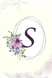 S - Monogrammed Gratitude Journal