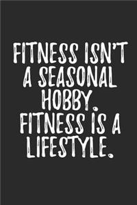 Fitness Isn't A Seasonal Hobby Fitness is A Lifestyle