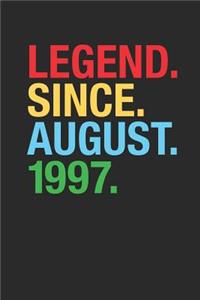 Legend Since August 1997