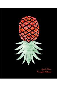 Upside Down Pineapple Notebook