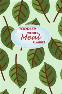 Toddler Weekly Meal Planner