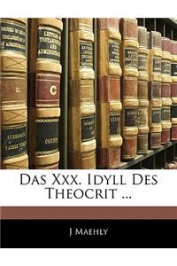 XXX. Idyll Des Theocrit ...
