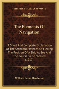 The Elements of Navigation the Elements of Navigation