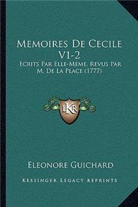 Memoires De Cecile V1-2