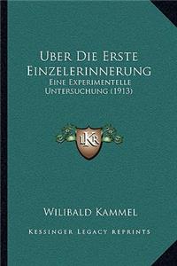 Uber Die Erste Einzelerinnerung