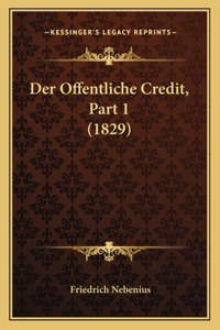 Der Offentliche Credit, Part 1 (1829)