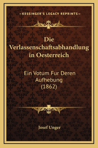 Die Verlassenschaftsabhandlung in Oesterreich