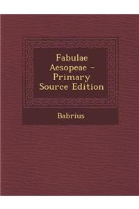 Fabulae Aesopeae