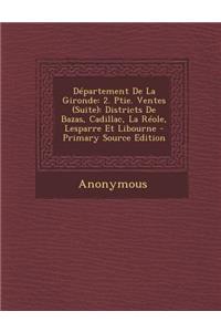 Departement de La Gironde