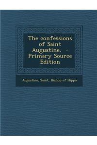 The Confessions of Saint Augustine.