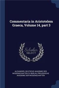 Commentaria in Aristotelem Graeca, Volume 14, part 3