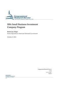 SBA Small Business Investment Company Program