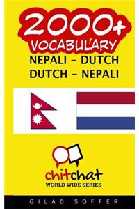 2000+ Nepali - Dutch Dutch - Nepali Vocabulary