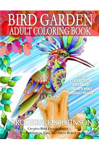 Bird Garden - Adult Coloring Book