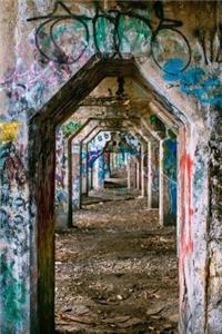 Colorful Graffiti on the Walls of an Abandoned Building Journal