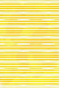Yellow Horizontal Stripes Watercolor Notebook