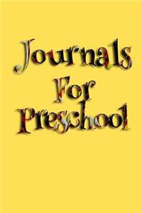 Journals For Preschool