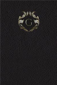 Monogram G Blank Book