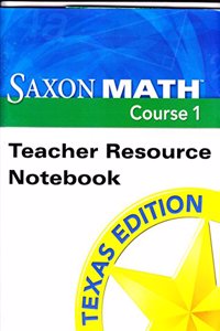 Saxon Math Course 1 Texas
