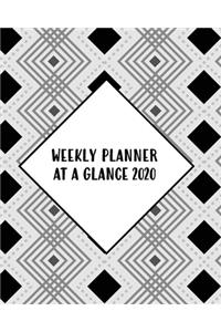 Weekly Planner At A Glance 2020