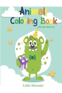 Animals colouring books