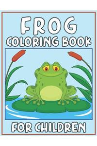 Frog Coloring Book for Children