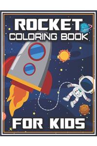 Rocket Coloring Book for Kids
