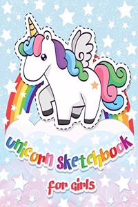 Unicorn Sketchbook for Girls