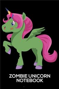 Zombie Unicorn Notebook
