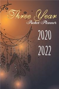 2020-2022 Three Year Pocket Planner