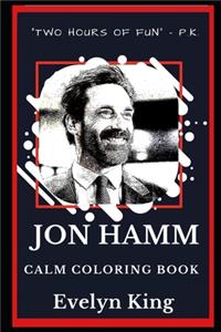 Jon Hamm Calm Coloring Book