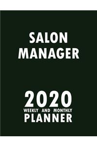 Salon Manager 2020 Weekly and Monthly Planner