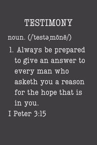 Testimony