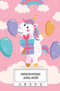 Composition Notebook Journal Unicorn