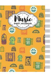 Music Sheet Notebook
