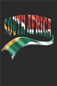 South Africa Notebook: South Africa Notebook - college book - diary - journal - booklet - memo - composition book - 120 sheets - Dot Grid paper 6x9 inch