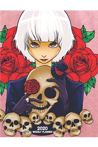 2020 Anime Weekly Planner dated with to do notes