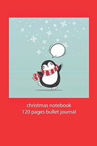 christmas notebook 120 pages bullet journal
