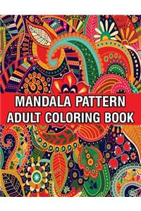 Mandala Pattern Adult Coloring Book