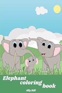 Elephant Coloring Book