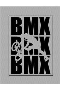 BMX Notebook - 4x4 Quad Ruled