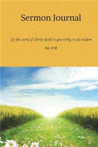 Sermon Journal