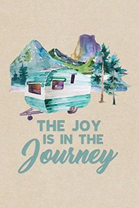 Journey Blue Caravan Trailer Camping & Hiking Journal, Lined