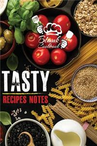 Blank Cook book Tasty Recipes Notes