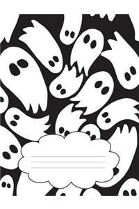 Spooky Ghosts Composition Notebook