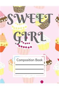 Sweet Girl Composition Book