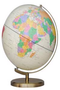 Insight Guides Globe Brass Antique Illuminated